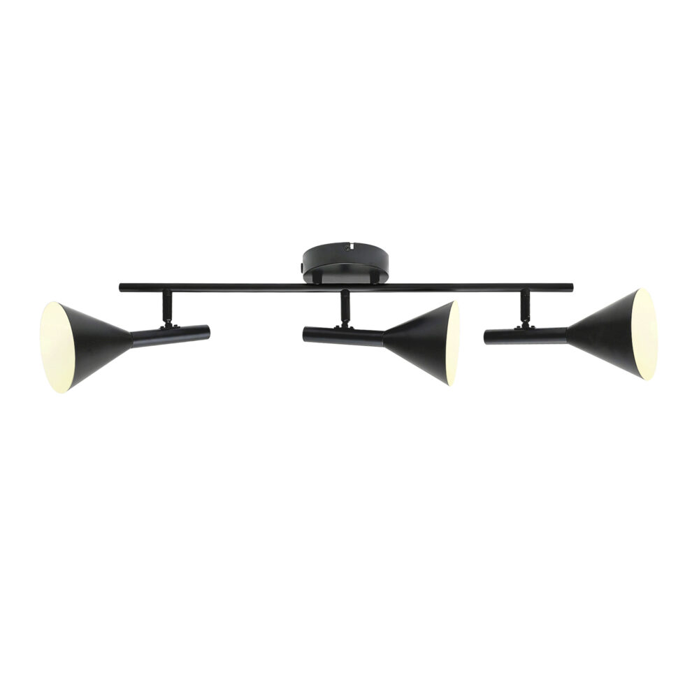 Kelvis 3-Spot | Ceiling light | Black