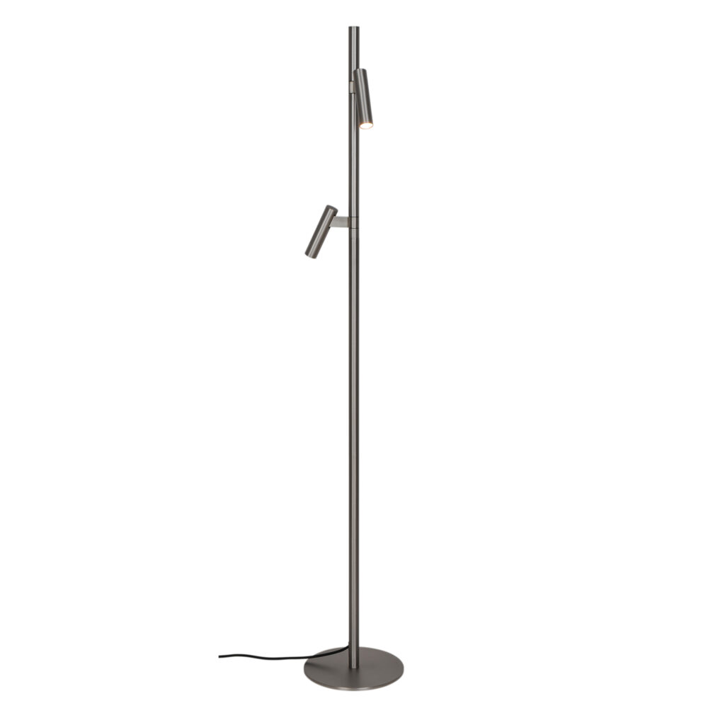 Makoto | Floor lamp | Satin chrome